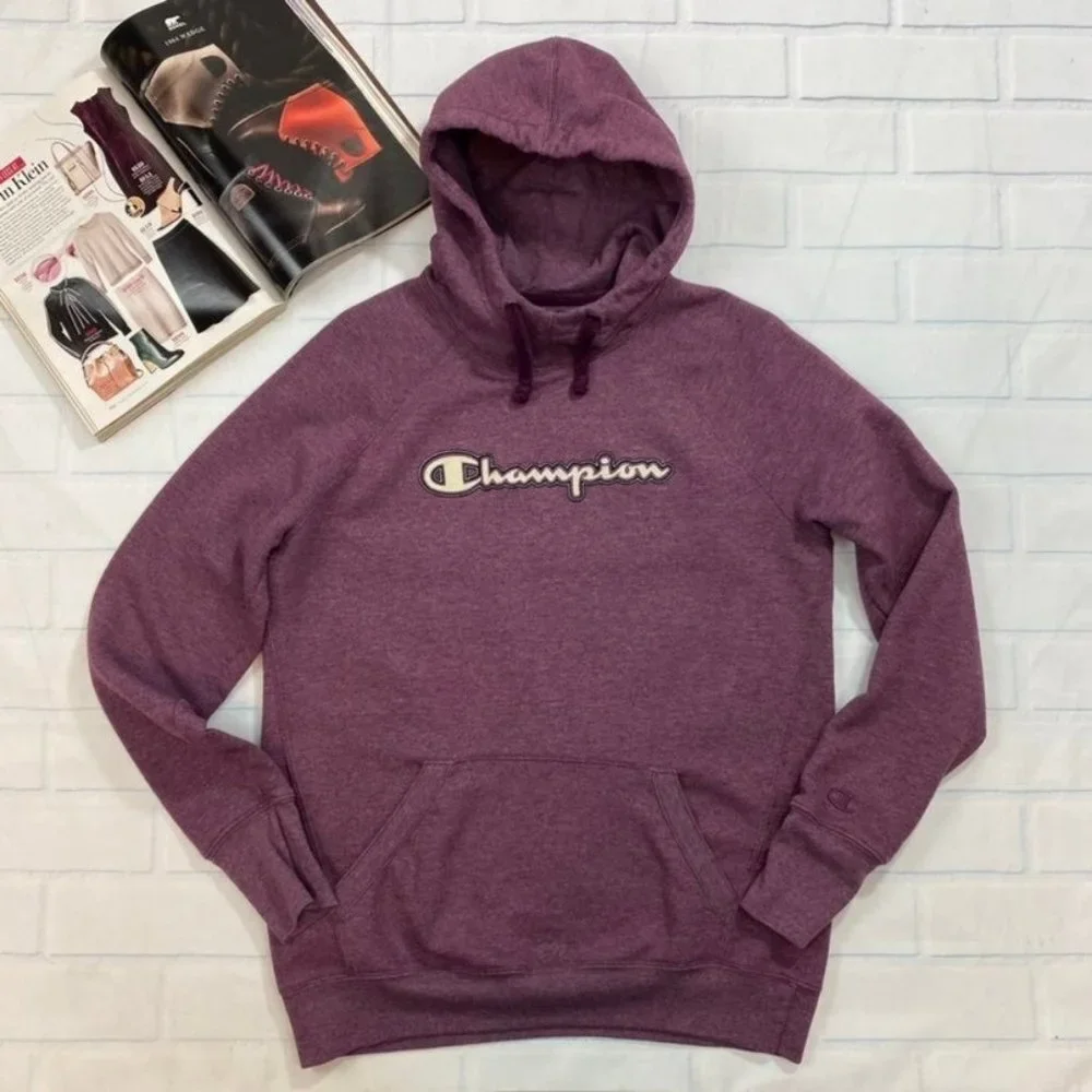 Champion Women's‎ Hoodie Sweater Pullover Purple